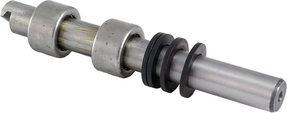Marca: Generic Perno oscillante completo snodo forcella - Modello con punta ad incavo - Cuscinetti e parapolvere inclusi - Pi.aggio Vespa 125 150 200 GT GTR VBB Sprint GL Rally - CI1055