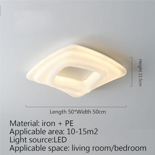 Plafonnier simple pour chambre à coucher pour éliminer la lumière agressive
