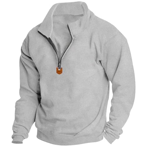 Sweat demi-zip polaire homme anti-froid - Le confort thermique XL pour l'hiver