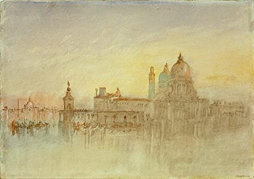 Toile Punta Della Dogana Turner pour salon élégant 58x90 cm