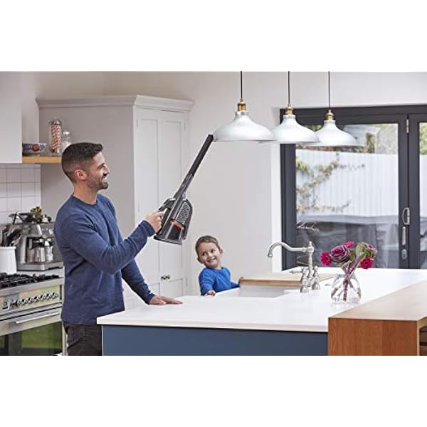 Black & Decker, Ручной аккумуляторный пылесос Dustbuster 18 В / 2,0 А·ч (36 Вт·ч), литий-ионный аккумулятор, BHHV520JF
