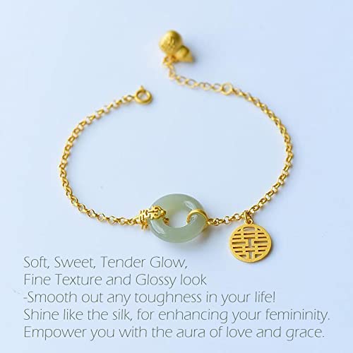 Bracelet Jade Boucle Harmonieuse et Argent Pur