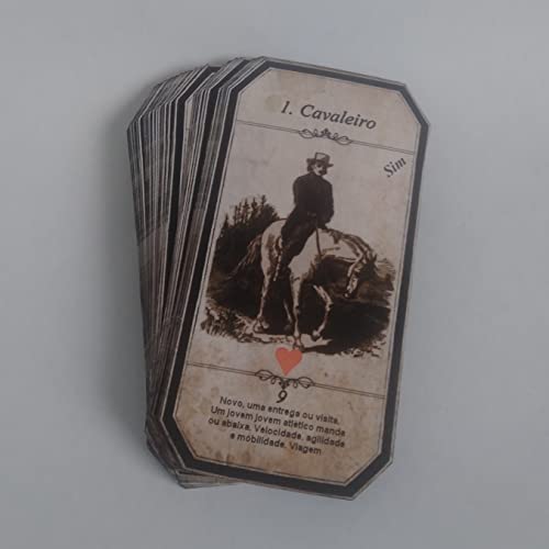 Baralho Cigano com Significados. 36 Cartas. Oráculo. Jogo de Cartas. Naipes e Respostas.