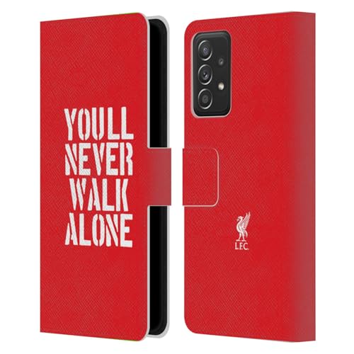 Coque Liverpool FC Samsung Galaxy A53 5G étui portefeuille rouge YNWA cuir