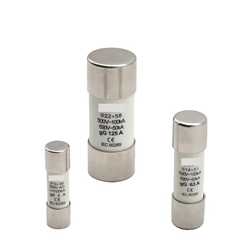 q[Y AC 500V RO17 fZ~bNq[YN RT18-125 22X58 gG JbgAEg 10A 16A 20A 25A 32A 40A 50A 63A 80A 100A 125A JITEMZHOU (Size : 100A)