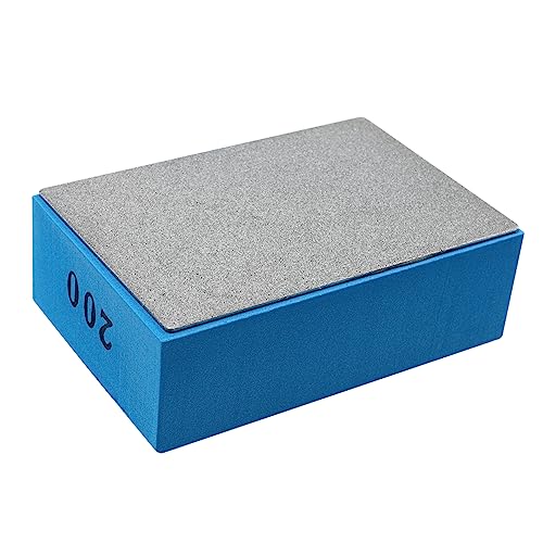 OSALADI Diamond Hand Rub Tool Grit Grinding Block for Glass Ceramics Polishing Pad Sanding