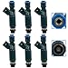 SCITOO Fuel Injectors Automotive Engine FJ826, AJ5113250 6Pcs Replacement For 2003-2008 For Mazda For 6,For 2002-2006 For Mazda For MPV