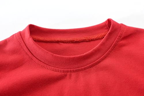 Boys Christmas T-Shirt Long Sleeves Xmas Tee Shirt for Kids Santa Claus Digger Monster Trucks Snowman Toddler Tops 2-7 Years2