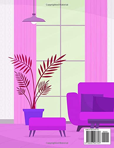 Interior Design Coloring book: Color Your Cozy Home Decorations image 3