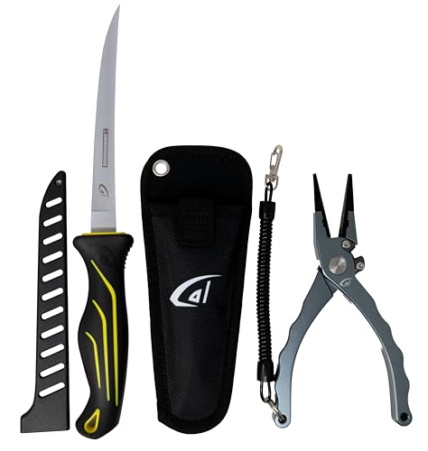 danco 7-Inch Fillet Knife and 7.5-Inch Aluminum Fishing Pliers Combo Kit