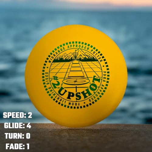 Mint Discs Lightning Standard #2 Upshot Putter Golf Disc | 165-169 Grams Beginner Midrange | Stable Straight Line Shots