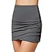 Produktbild Damen Bikinihose Badeshorts Rock, LeeMon Bikini Rock Strand Rock mit integrierter Hose Hohe Taille Mini Bikinihosen Bottom Mit Short