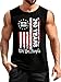 CAZYCHILD 250 Anniversary USA Shirt Mens 250 Year American Tank Tops Men 250th Birthday 4th of July Sleeveless Tee