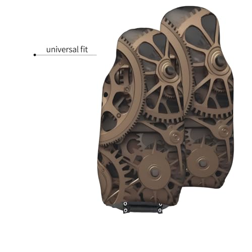 Housses de siège steampunk lot de 2 protections auto - 6