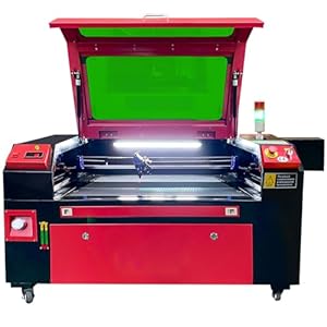 Furvveerr 80W Laser Graveermachine CO2 Lasergraveermachine Werkblad 700mm x 500mm Lasersijder Graveur Graveermachine met RDWorks Software voor Hout Acryl Papier Stof en meer