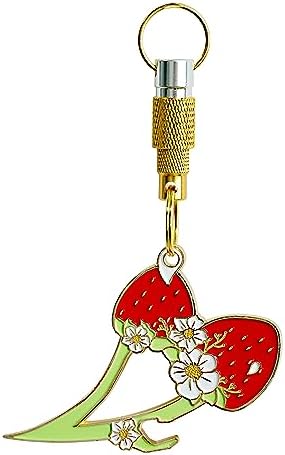 Keychain Safety for Women Self Defense Strawberry Key Chain Accessories Set
