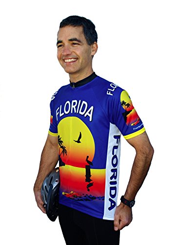 Free Spirit Wear Florida Cycling Jersey Large