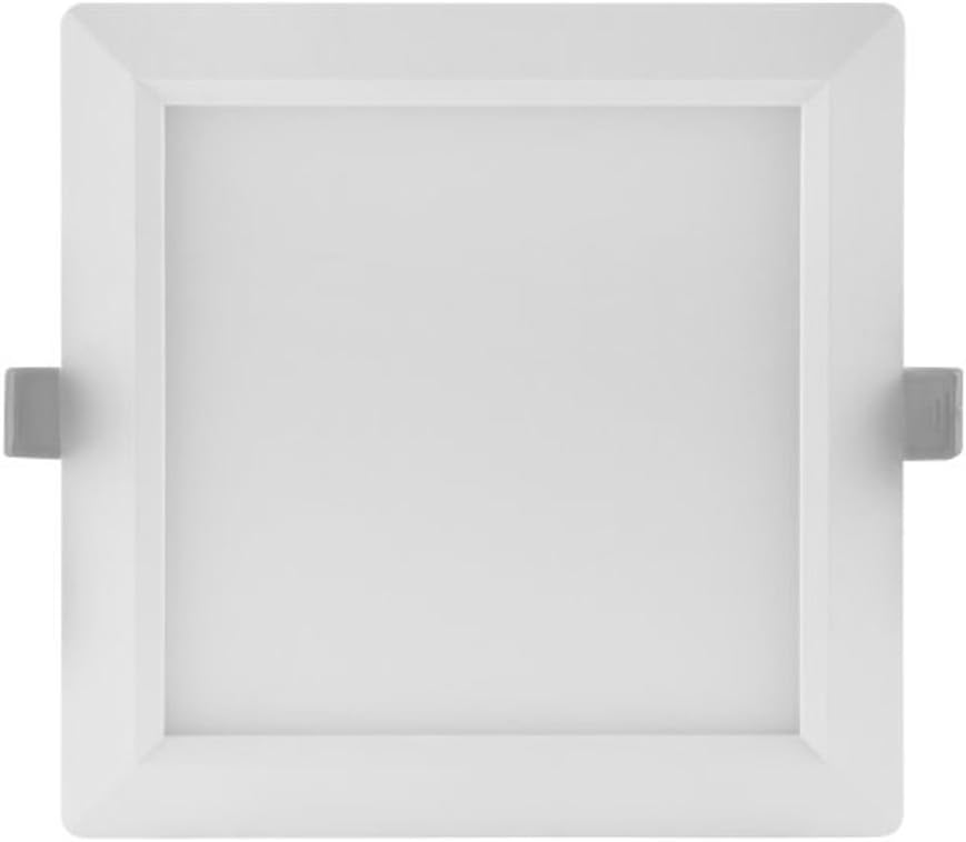 Downlight LED Recessed Ceiling Lamp 6 Inch Slim Square Shape 15W 6500K Daylight Lighting Aluminium Body