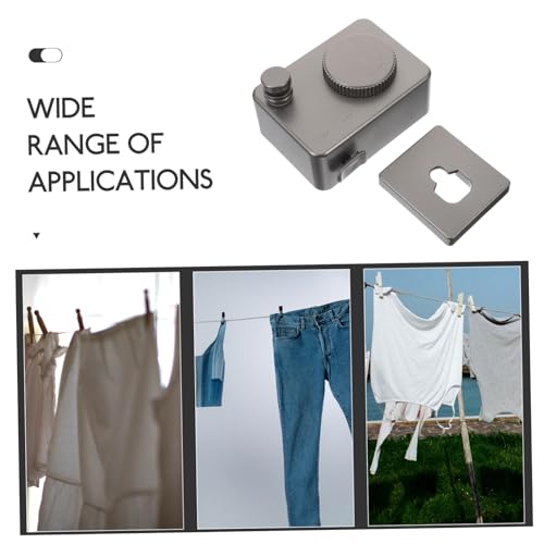 DIYEAH Retractable Clothesline Stainless Steel Indoor Drying Line for Laundry Retractable Clothesline Without Drilling for Balcony Bathroom Kitchen Heavy Duty Thick Washing Line for Hangi - Image 6