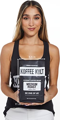 Koffee Kult Koffee Kult Medium Roast Smooth And Flavorful Medium Roast Ground Coffee - Perfect For A Relaxing Cup Anytime (Medium Roast, 32Oz) #TOP7