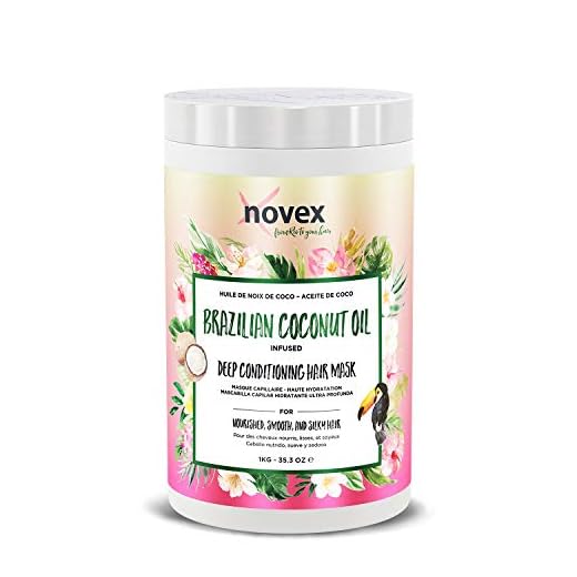Novex - Mascarilla para el Pelo con Aceite de Coco, 1 kg