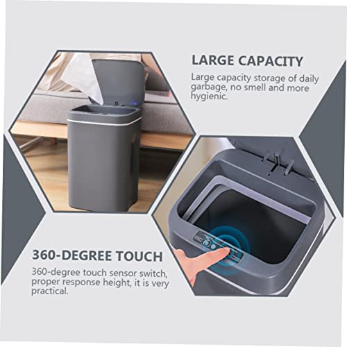 Bote de basura automático plegable con gran capacidad miniatura 5