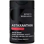 Sports Research - Astaxanthin - 12mg, 60 Softgels