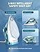 Sundu 1500W Professional Garment Steamer, 2-in-1 Vertical & Handheld for Wrinkles, 6 Steam Modes, 30-Second Heat Up, 800mL Tank, Auto Shut-Off, Portable & Standing Design, White