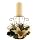 WeRChristmas Cream & Gold Table Centerpiece With Candle Holder - 22cm Festive Holiday Decoration