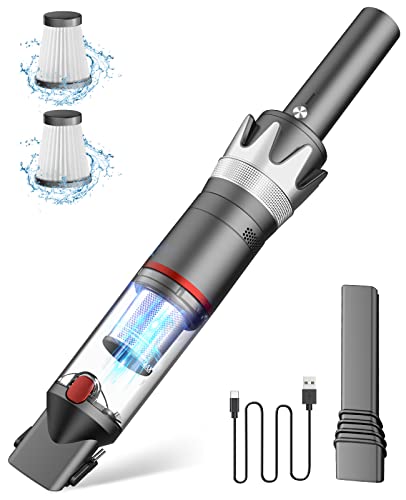 BSRCO Handheld Vacuum Cordless, Portable Car Vacuum, 3-in-1 Rechargeable Mini Wireless Cleaner with 2-Speed for Couch, Pet Hair, Car BSRCO Handheld Vacuum Cordless, Portable Car Vacuum, 3-in-1 Rechargeable Mini Wireless Cleaner with 2-Speed for Couch, Pet Hair, Car