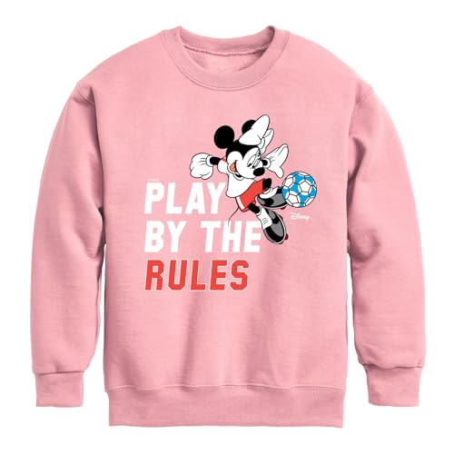 Disney - Play by The Rules Soccer - Toddler & Youth Crewneck Fleece Sweatshirt