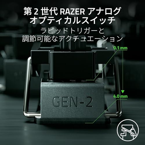 Razer(レイザー) Huntsman V3 Pro Mini JP (White Edition) RZ03-04991900-R3J1 の商品画像 2