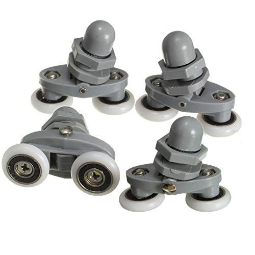 X-BAOFU, 4pcs Bathroom Door Corredores Sliders Emparejado Puerta de la Ducha Rodillos 20mm / 23mm...