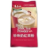 Greenmax Boba Milk Tea Powder – Authentic Taiwanese Black Tea Flavor | Instant Milk Drink Mix with Rich Creamy Taste | Ready in Minutes | 700g (24.7oz) Bag | Make Bubble Drinks at Home