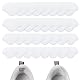 Modixun 16 Paar Fersenreparatur, Selbstklebende Flicken für Löcher, Lederschuhe Reparaturset, Absatzschoner für Sneaker und High Heels, 2 Größen, Weiß