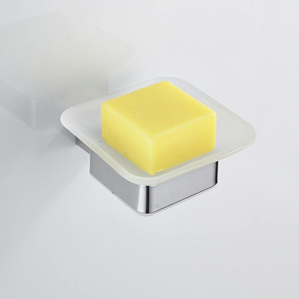 Set de Accesorios de baño, toallero Cromado, Barra, Gancho para Bata, pañuelo para estantería, Soporte para Cepillo de Dientes, Accesorios de baño