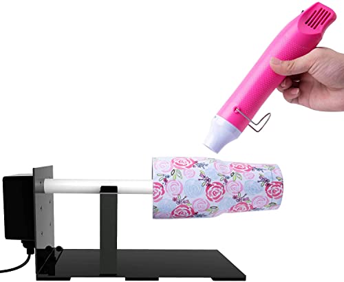 Lfsum Mini Hot Air Gun, Portable Mini Heat Gun For Diy Embossing Shrink Wrapping Drying Paint, 300W Multi Function Electrical Heat Tool(Rose Red) #TOP5