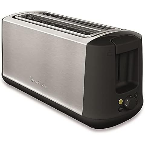 Tostadora Moulinex Subito Select LS342D, 2 ranuras largas, 7 niveles de tostado, función ECO Cover