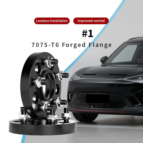 Entretoise de roue 5x108 CB 63.4 forgée de 25mm pour Smart #1