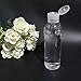 Ealicere 6Piezas Botellas de plástico de 100 ml con Dos embudos,Botella plástica...