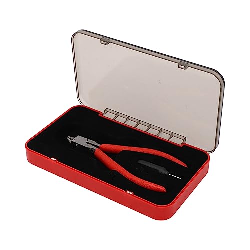 Wakects Pinces à Modèle en Acier au Carbone, Pince à Lame Unique HRC58 à 64, Coupe-carottes Ultra Fine 3.0 avec Couvercle de Protection de Vis de Limite pour les Modélistes et l'artisanat