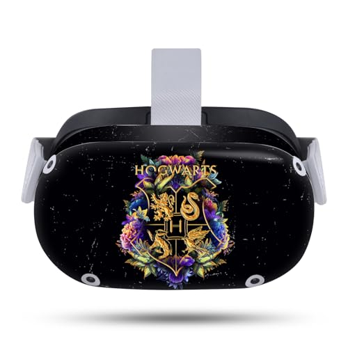 Head Case Designs Officially Licensed Harry Potter Hogwarts Crest Graphics Vinyl Sticker Skin Decal Cover Compatible with Meta Quest 2