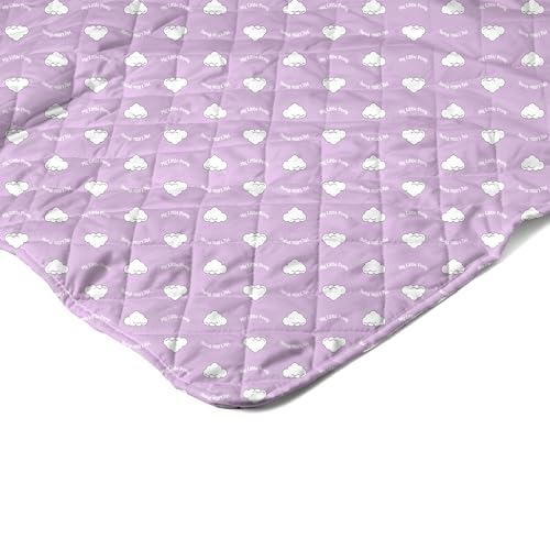 Image of Northwest My Little Pony Purple Skies Twin Quilted Blanket, Comfy Throw, Adults Boys Girls, Soft Lightweight Bedding for Bed, or Couch, 60 x 80 inches