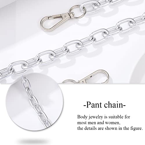 Image of Bounzhi Hip Hop Pant Chain Acrylic Jean Chain Punk Wallet Chain Rock Pocket Chain for Men and Women