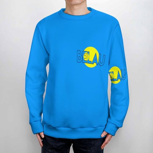 Saint Lucia Flag Sweater Long Sleeve Crew Neck Knitted Casual Pullover Sweater2