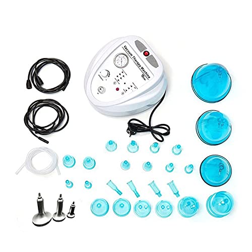 Borstmassager 24 blauwe kopjes BBL Zuignap Cup Machine Butt Colombien Opheffen Vacuüm Therapie Borstvergrotingsmachine… - Afbeelding 7
