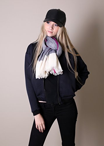 Anika Dali Classy Blue Herringbone Scarf, Premium Handloom Cotton, Unique, Classic #TOP2