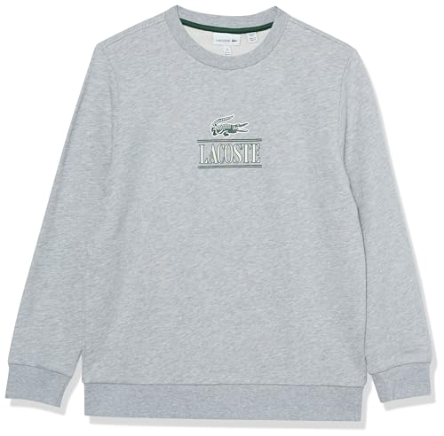 Image of Lacoste boys Long Sleeve Minimal Croc Crewneck SweatshirtPullover Sweater