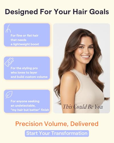 Image of Full Shine Real Human Hair Clip in Extensions, 3 Pcs 60g 16 Inch | Black Balayage Medium Brown Highlights Caramel Blonde, Clip in Hair Extensions Human Hair, Lightweight