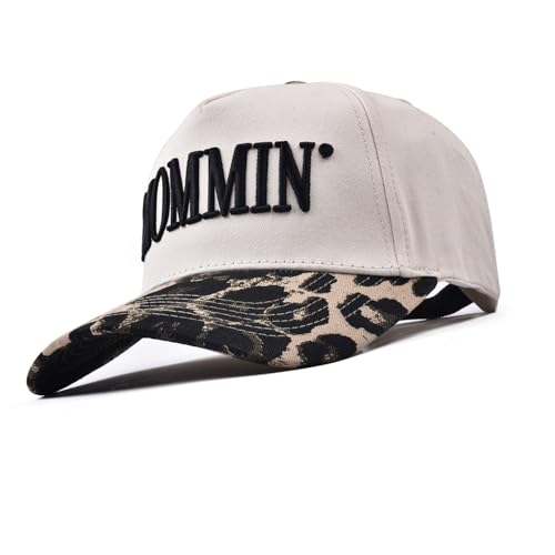 Image of Mommin Trucker Hat,Vintage Two-Tone Women's Baseball Cap with Mama Hat Mothers Day Great Gifts for Mom Wife Stepmom